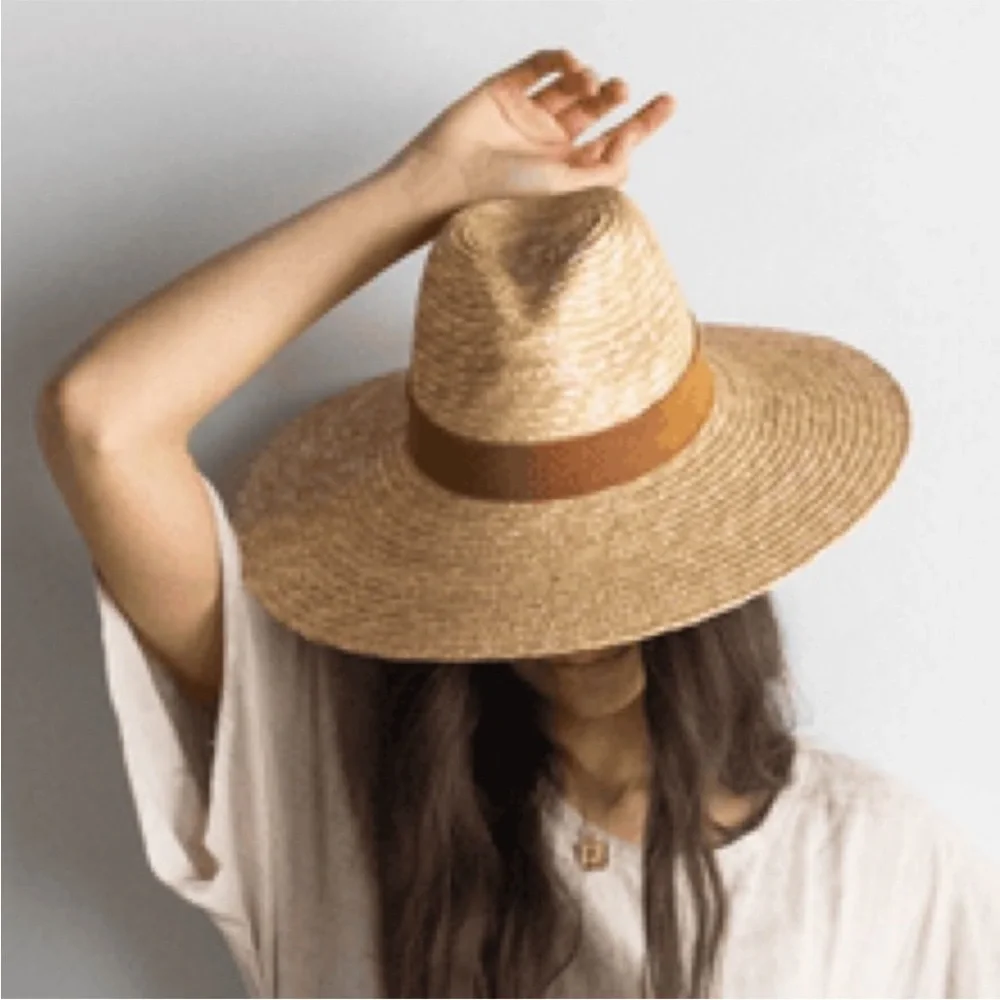 Gigi Pip Isla Straw hat with Suede Band - Picture 4 of 10